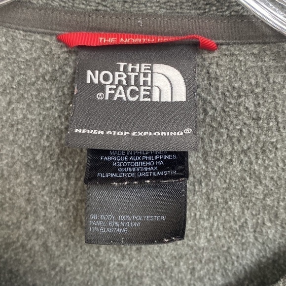 The North Face Quarter Zip-up Pullover Polartec Classic Sweater Men’s Size Large - Picture 9 of 16